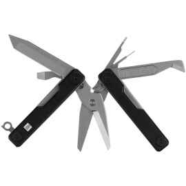 Мультитул HuoHou Mini Multi-Tools, черный, Цвет: черный, Размер: в сложении: 8x2