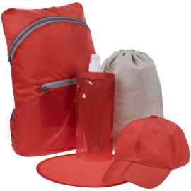 Набор «Все сложится — 2», красный, Цвет: красный, Размер: рюкзак: 17x26
