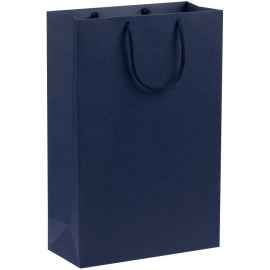 Пакет бумажный Porta M, темно-синий, Цвет: темно-синий, Размер: 23х35х10 см