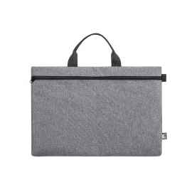 Конференц-сумка DIVAZ, серый, 39 х 27 x 3,5 см,  100% переработанный полиэстер 600D, Цвет: серый меланж