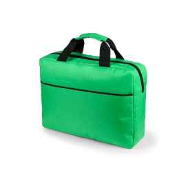 Конференц-сумка HIRKOP, зеленый, 38 х 29,5 x 9 см, 100% полиэстер 600D, Цвет: зеленый