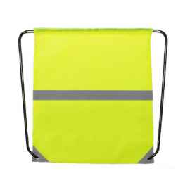 Рюкзак LEMAP, желтый неон, 41*35 см, полиэстер 190Т, светоотражающая полоса по середине, Цвет: неоновый желтый