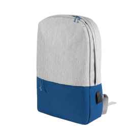Рюкзак 'Beam light',св.серый/ярко-синий, 44х30х10 см, ткань верха: 100% поли-д, под-ка: 100% пол-тер