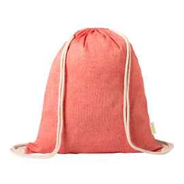 Рюкзак KONIM, красный, 42x38 см, 100% переработанный хлопок, 120 г/м2, Цвет: красный