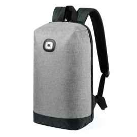 Рюкзак с индикатором KREPAK, серый, 43x30x13,5 см, 100% полиэстер 600D, Цвет: серый
