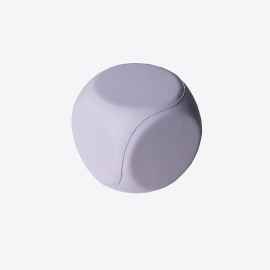 Антистресс  'Куб-приниматель решений', белый, 6х6х6 см, вспененный каучук, тампопечать, Цвет: белый