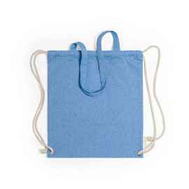 Рюкзак FENIN, синий, 42 x 38 см, 100% переработанный хлопок, 140 г/м2, Цвет: синий