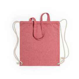 Рюкзак FENIN, красный, 42 x 38 см, 100% переработанный хлопок, 140 г/м2, Цвет: красный
