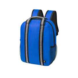Рюкзак FABAX, синий, 38 x 28 x 12  см, 100% переработанный полиэстер 600D, Цвет: синий