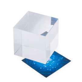 Пресс-папье CUDOR в подарочной коробке, 5x5x5см, стекло, Цвет: прозрачный