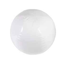 Мяч пляжный надувной, белый, D=40 см (накачан), D=50 см (не накачан), ПВХ, Цвет: белый