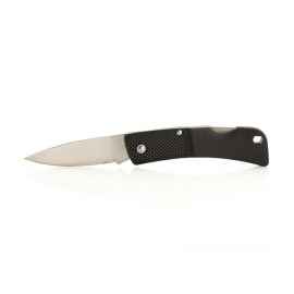 BOMBER Нож складной, нержавеющая сталь, черный, Цвет: Чёрный, Размер: 9 x 1.9 x 1 см