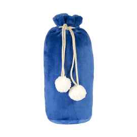 Плед GRADIENT в подарочном мешке, синий, 130х150 см, фланель 280 гр/м2, Цвет: синий