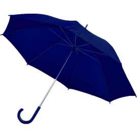 Зонт-трость с пластиковой ручкой, механический, темно-синий, D=103 см, 100% полиэсер 190 T, Цвет: тёмно-синий