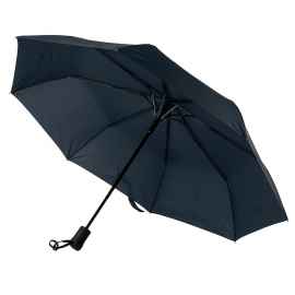 Зонт MANCHESTER складной, полуавтомат, темно-синий, D=100 см, нейлон, Цвет: тёмно-синий