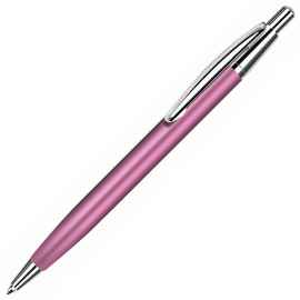 Ручка шариковая EPSILON,, розовый/хром, металл, Цвет: розовый, серебристый