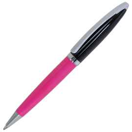 ORIGINAL, ручка шариковая, розовый/черный/хром, металл, Цвет: розовый, черный