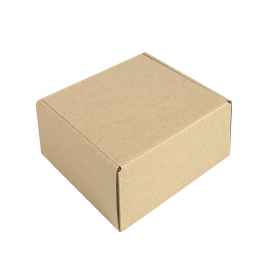Коробка подарочная mini BOX, размер 16*15*8 см, картон МГК бур., самосборная, Цвет: коричневый