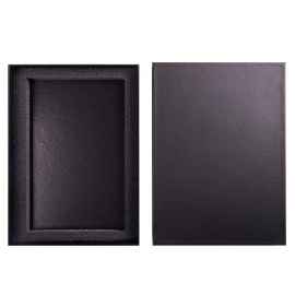 Коробка подарочная для ежедневника с ложементом, размер 13  х 21 см, Цвет: Чёрный