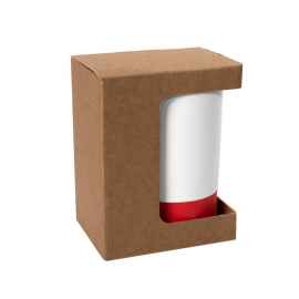 Коробка для кружки 26700, 23501, размер 11,9х8,6х15,2 см, микрогофрокартон, коричневый, Цвет: коричневый