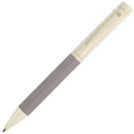 PROVENCE, ручка шариковая, хром/светло-серый, металл, PU, Цвет: светло-серый
