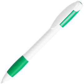 X-5, ручка шариковая, зеленый/белый, пластик, Цвет: белый, зеленый