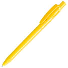 Ручка шариковая TWIN SOLID, желтый, пластик, Цвет: желтый