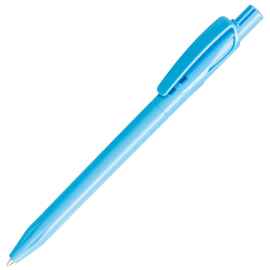 Ручка шариковая TWIN SOLID, голубой, пластик, Цвет: голубой