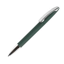 Ручка шариковая VIEW, темно-зеленый, покрытие soft touch, пластик/металл, Цвет: Тёмно-зелёный