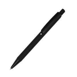 ENIGMA, ручка шариковая, черный/хром, металл, пластик, софт-покрытие, Цвет: черный, серебристый
