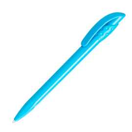 Ручка шариковая GOLF SOLID, голубой, пластик, Цвет: голубой