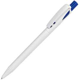 TWIN, ручка шариковая, ярко-синий/белый, пластик, Цвет: белый, ярко-синий