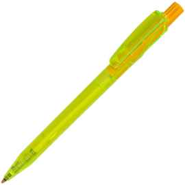 TWIN LX, ручка шариковая, прозрачный желтый, пластик, Цвет: желтый