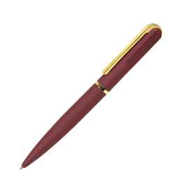 FARO, ручка шариковая, бордовый/золотистый, металл, пластик, софт-покрытие, Цвет: бордовый, золотистый