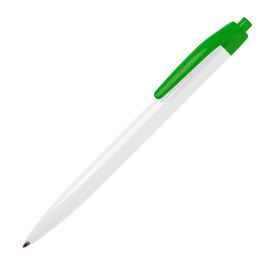 N8, ручка шариковая, белый/зеленый, пластик, Цвет: белый, зеленый