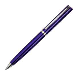 BULLET NEW, ручка шариковая, темно-синий/хром, металл, Цвет: тёмно-синий