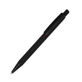 ENIGMA, ручка шариковая, черный/красный, металл, пластик, софт-покрытие, Цвет: черный, красный