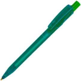 TWIN LX, ручка шариковая, прозрачный зеленый, пластик, Цвет: зеленый