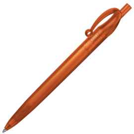 JOCKER, ручка шариковая, фростированный оранжевый, пластик, Цвет: оранжевый