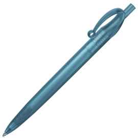 JOCKER, ручка шариковая, фростированный голубой, пластик, Цвет: голубой