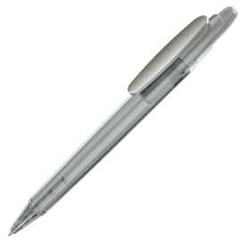OTTO FROST SAT, ручка шариковая, фростированный белый/серебристый клип, пластик, Цвет: белый, серебристый