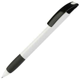 NOVE, ручка шариковая с грипом, черный/белый, пластик, Цвет: белый, черный