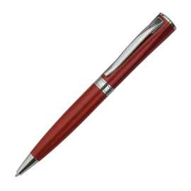 WIZARD CHROME, ручка шариковая, бордовый/хром, металл, Цвет: бордовый
