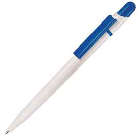 MIR, ручка шариковая, белый/синий, пластик, Цвет: белый, синий