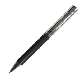 JAZZY, ручка шариковая, хром/черный, металл, Цвет: Чёрный