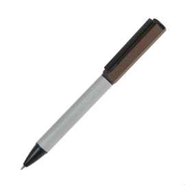 BRO, ручка шариковая, коричневый, металл, пластик, Цвет: коричневый, серый