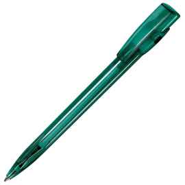 KIKI LX, ручка шариковая, прозрачный зелёный, пластик, Цвет: зеленый
