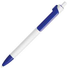 Ручка шариковая FORTE, , белый/синий, пластик, Цвет: белый, синий