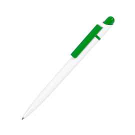 MIR, ручка шариковая, зеленый/белый, пластик, Цвет: белый, зеленый