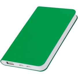 Универсальный аккумулятор 'Silki' (5000mAh),зеленый, 7,5х12,1х1,1см, искусственная кожа,плас, Цвет: зеленый
